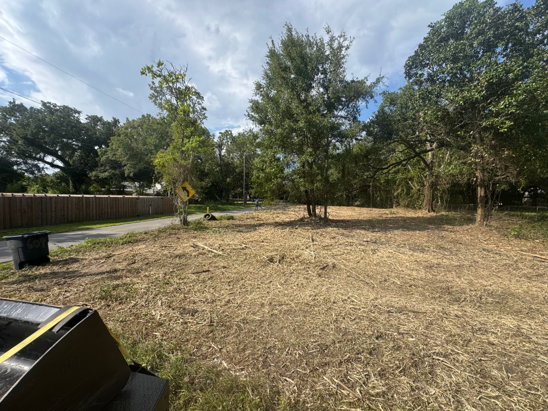 Land Clearing work by Sherling Outdoor Solutions on an Alabama Gulf Coast property