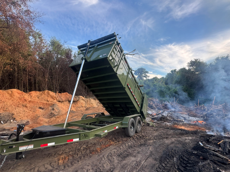 Brush & Storm Cleanup work by Sherling Outdoor Solutions on an Alabama Gulf Coast property